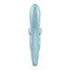 Вібратор-кролик Satisfyer Touch Me Blue, подвійний відросток, 3 потужні мотори