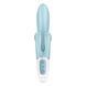 Вібратор-кролик Satisfyer Touch Me Blue, подвійний відросток, 3 потужні мотори