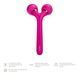 Електронний ультразвуковий ролик для обличчя та тіла GESKE Sonic Facial&Body Roller 4в1 magenta
