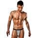 Мужские стринги с леопардовым принтом Passion 013 THONG S/M