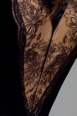 BRIDA PEIGNOIR black S/M - Passion Exclusive
