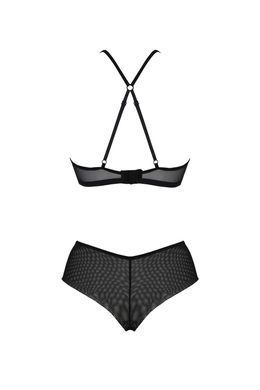 Комплект Passion KERRIA BIKINI black, L/XL, бралетт и трусики-бикини