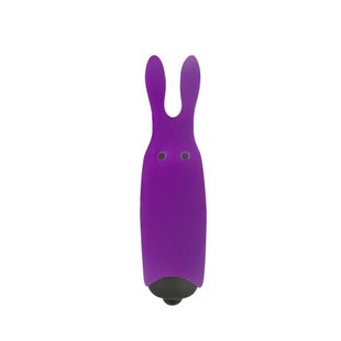 Вибропуля Adrien Lastic Pocket Vibe Rabbit Purple со стимулирующими ушками