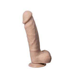 Фалоімітатор SilexD Tomas Real Skin Flesh MODEL 1, реалістичний, на присосці, діаметр 4,9 см