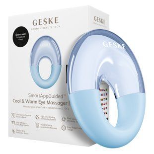 Масажер для очей GESKE Cool&Warm Eye Massager 7в1 aquamarine