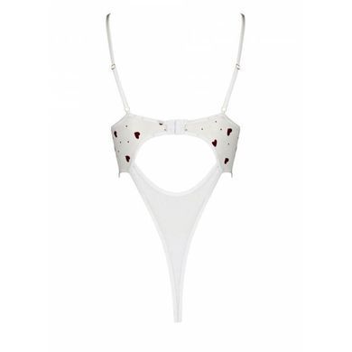 Еротичний боді з малюнком Passion LOVELIA BODY S/M, white