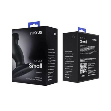 Вибромассажер простаты Nexus G-Play Plus S Black, макс. диаметр 2,3 см, перезаряжаемый