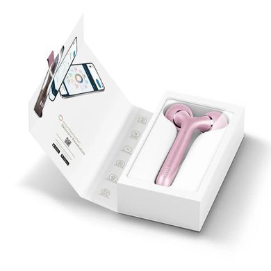 Електронний ультразвуковий ролик для обличчя та тіла GESKE Sonic Facial&Body Roller 4в1 pink