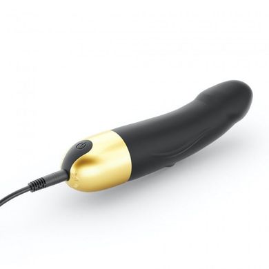 Вибратор Dorcel Real Vibration S Gold 2.0, диам 3,7см, перезаряжаемый, для точки G