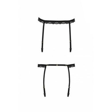 Пояс-стрепы для чулок Passion Exclusive SHELLY GARTER BELT L/XL, black