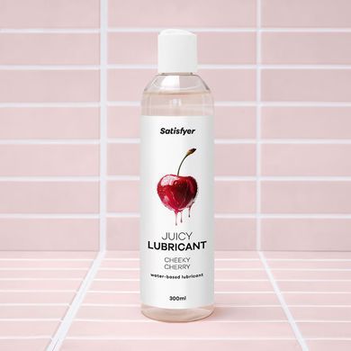 Лубрикант на водній основі Satisfyer Juicy Lubricant Cheeky Cherry water based 300 мл