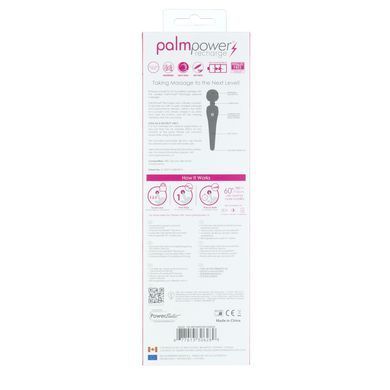 Вибромассажер PalmPower Recharge Pink, перезаряжаемый, гибкая головка, тревел-замок