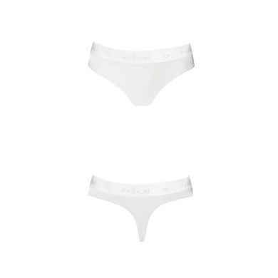 Трусики-бразилиана из хлопка Passion PS005 PANTIES S, white