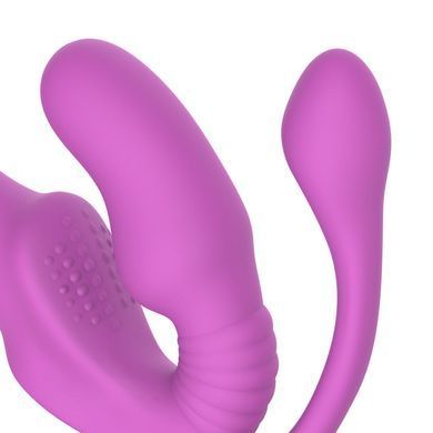 Безремневой страпон с анальной вставкой Teazers Strapless Strap-On with Anal Plug