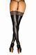 Чулки с мокрым эффектом Noir Handmade F135 Powerwetlook stockings, L, без мысков