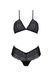Комплект Passion KERRIA BIKINI black, L/XL, бралетт и трусики-бикини