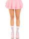 Носочки ажурные Leg Avenue Mini Bow Lace Anklet, белые, с рюшами, декор &mdash; бантики