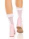 Носочки ажурные Leg Avenue Mini Bow Lace Anklet, белые, с рюшами, декор &mdash; бантики