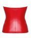 Корсет Noir Handmade F355 Red powerwetlook corset - XL