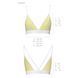 Спортивный топ с двойными бретелями Passion PS007 TOP L, yellow