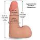 Фаллоимитатор Doc Johnson The Realistic Cock ULTRASKYN - 5 Inch with Balls Vanilla