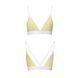 Спортивный топ с двойными бретелями Passion PS007 TOP L, yellow