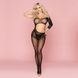 Бодістокінг на одне плече "Енжі" Black OneSize