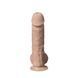 Фаллоимитатор SilexD Tomas Real Skin Flesh MODEL 1, реалистичный, на присоске, диаметр 4,9 см