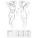 XENA CORSET white S/M - Passion