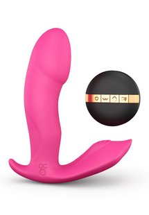 Вібратор Dorcel Secret Clit з підігрівом і пультом ДК, можна під одяг, голосове керування