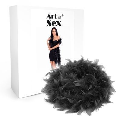 Боа з пір&rsquo;я Art of Sex, довжина 2 метри, колір чорний