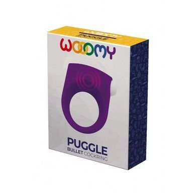 Ерекційне віброкільце Wooomy Puggle, 1 віброрежим, діаметр 3&ndash;4,4 см