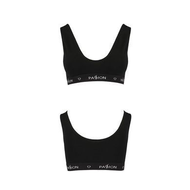 Спортивный топ с широкой резинкой Passion PS004 TOP M, black