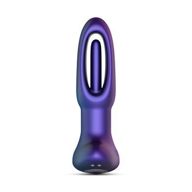 Анальная пробка с виброязычком Hueman - Voyager Butt Plug With Tapping
