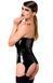 Корсет с подвязками для чулок Noir Handmade F381 Dominae Venom PVC corset-belt M