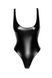 Боди с мокрым эффектом Noir Handmade F244 Powerwetlook body with high cut bottom hem, XL