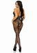 (SALE) Бодістокінг Leg Avenue Rhinestone Lace and Net Bodystocking OS Black