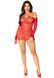 Сукня Leg Avenue Seamless Off The Shoulder Mini Dress One Size, Red