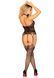 Кружевной бодистокинг с открытым доступом Leg Avenue High neck lace bodystocking One size Black