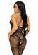 (SALE) Бодістокінг Leg Avenue Rhinestone Lace and Net Bodystocking OS Black