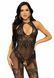 (SALE) Бодістокінг Leg Avenue Rhinestone Lace and Net Bodystocking OS Black