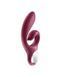 Вибратор-кролик Satisfyer Love Me Red, гибкий, отросток с тройным кончиком