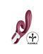 Вибратор-кролик Satisfyer Love Me Red, гибкий, отросток с тройным кончиком