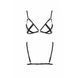 Открытый бюстгальтер-стрепы Passion Exclusive NICKY BRA S/M, black