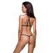 Комплект білизни зі стреп Passion Exclusive ARMANDA SET S/M, black