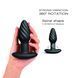 Анальная пробка с вибрацией и жемчужным массажем Dorcel Spin Plug, макс. диам. 3,8 см, пульт ДУ