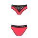 Трусики з широкою гумкою і мереживом Passion PS001 PANTIES XL, red-black