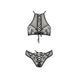 Эротический комплект Passion AZALIA SET L/XL, black