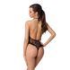 Боди монокини с глубоким декольте Passion OTAVIA BODY S/M, black