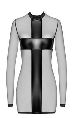 Платье Noir Handmade F369 Crossfire Mesh & Wetlook Mini dress XS